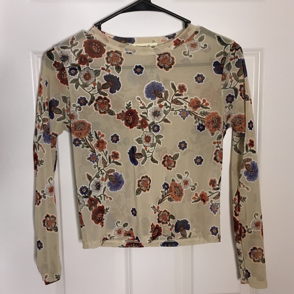 Ginger G Floral Long Sleeve Shirt